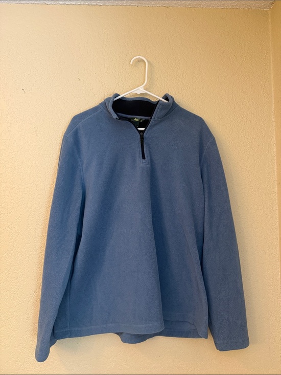 G.H. Bass & Co. Other - G.H. Bass & Co. Blue Quarter-Zip Fleece Pullover Size Large